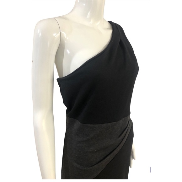 Weston Wear Womens Size M Dress Sheath One Shoulder black Sleeveless NWT - Picture 7 of 11